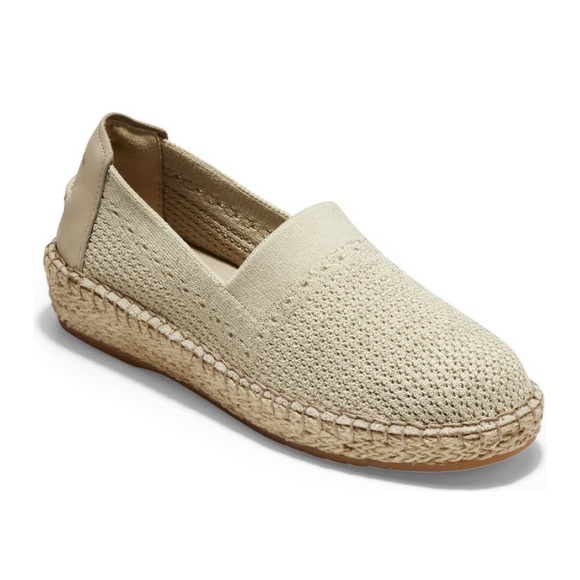 Cole Haan Shoes - Cole Haan Cloudfeel Stitchlite gold espadrilles